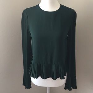Zara Green Blouse